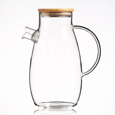 New Design Glass Water Jug/glass Water Filter Pitcher/glass Water Jug With Lid